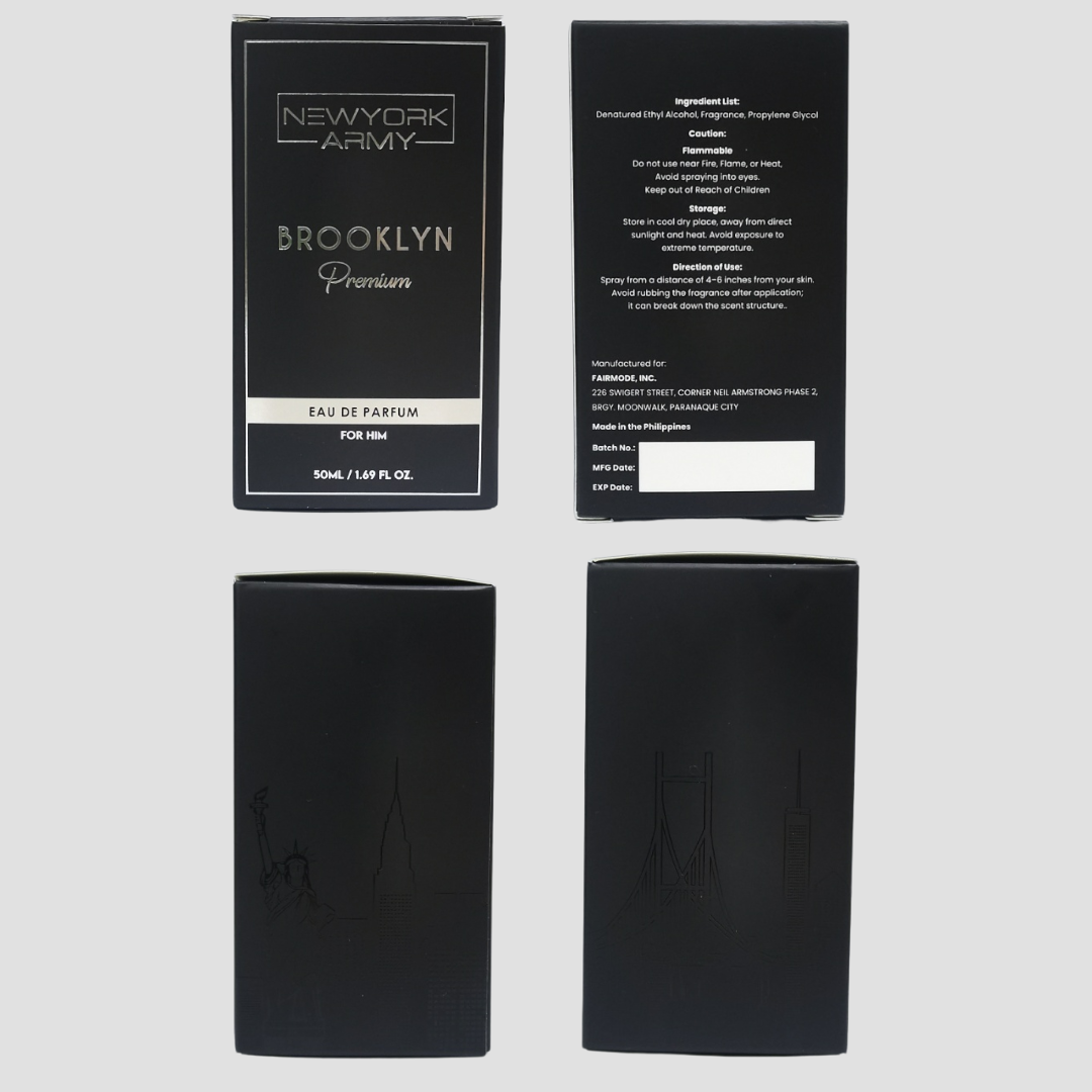 Brooklyn Premium 50ML Perfume for Men (INVICTUS)