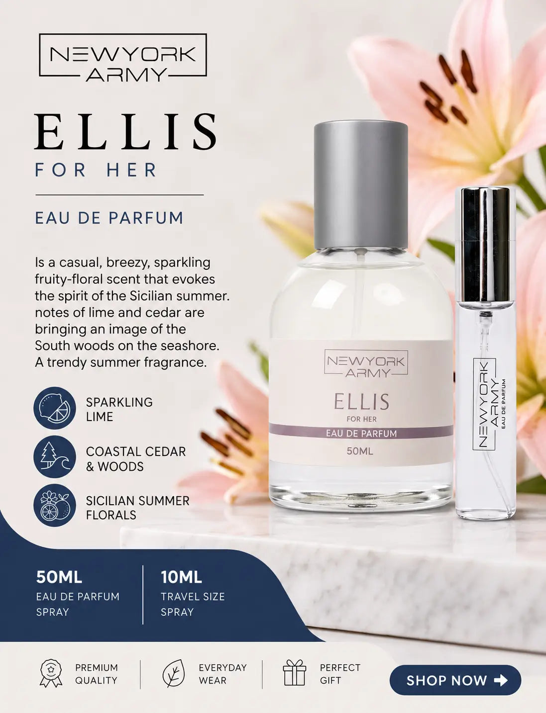 Newyork Army Ellis 50ml+10ml EDP Newyork Army