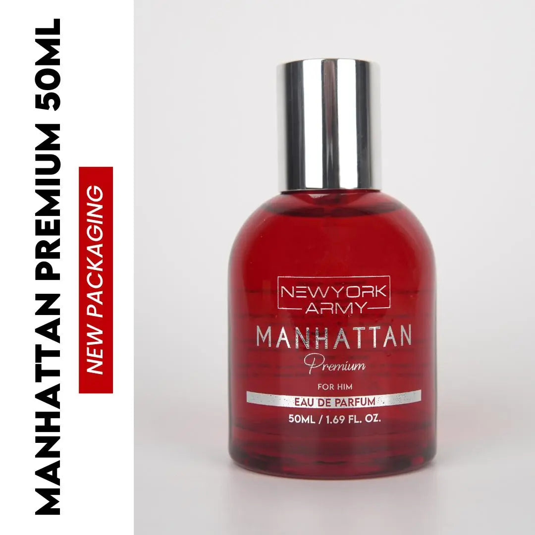 Manhattan Premium 50ML Perfume for Men (LACOSTE RED) Newyork Army