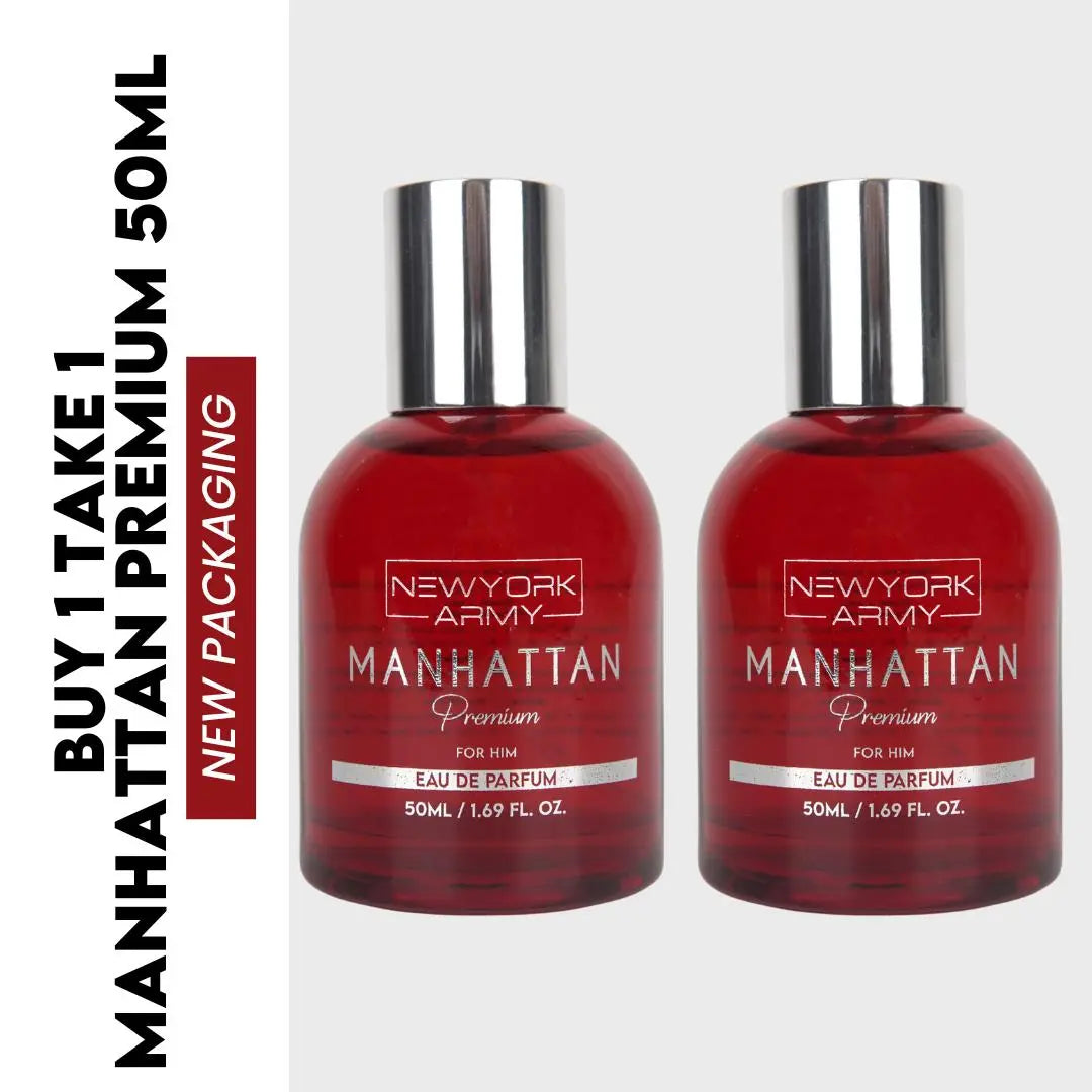 Manhattan Premium 50ML Perfume for Men (LACOSTE RED) Newyork Army