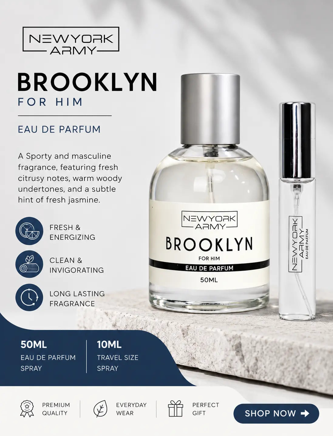 Newyork Army Brooklyn 50ml+10ml EDP Newyork Army