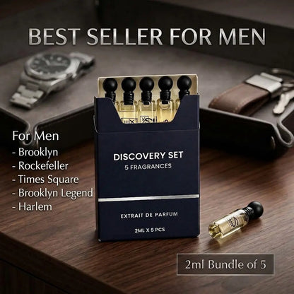 Newyork Army Discovery Set 2ml (Bundle of 5) for Men and Women Newyork Army