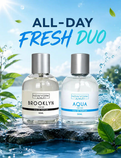 All Day Fresh Duo - Brooklyn & Aqua Newyork Army