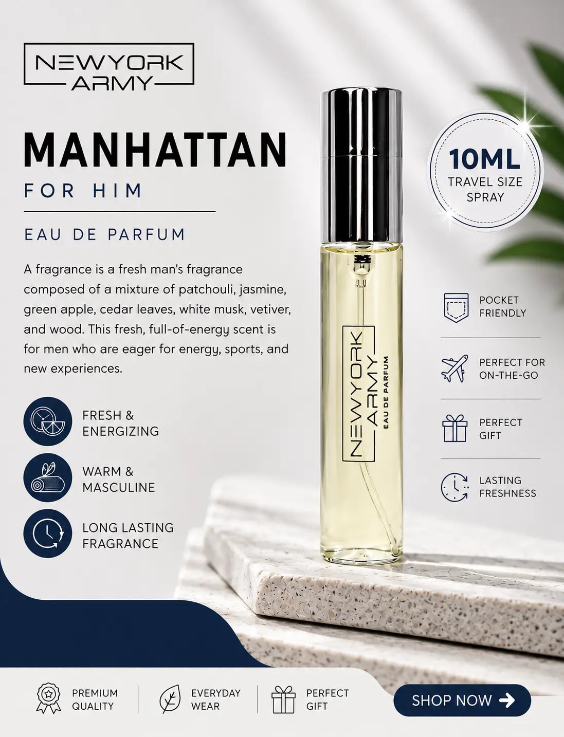 Newyork Army Manhattan 10ml Newyork Army