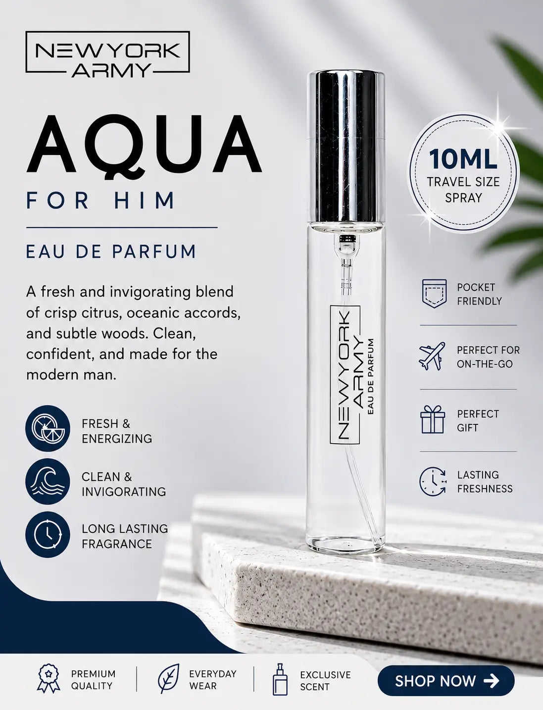 Newyork Army Aqua 10ml Newyork Army
