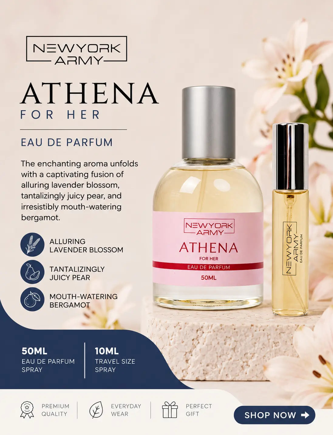 Newyork Army Athena 50ml+10ml EDP Newyork Army