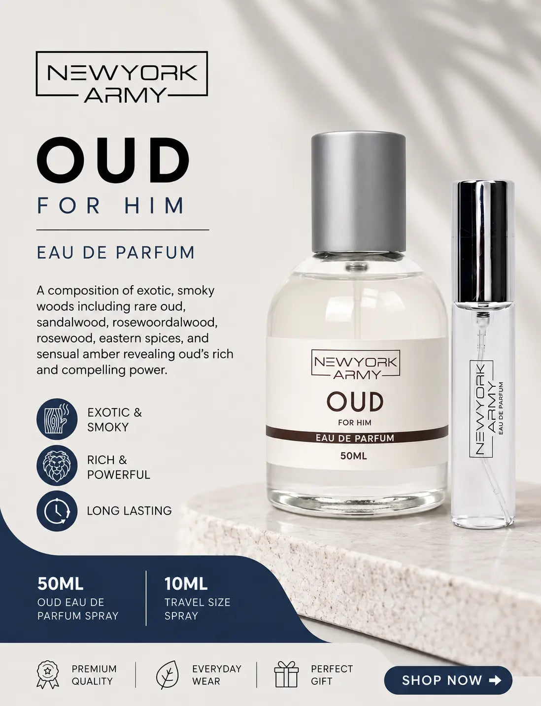 Newyork Army Oud 50ml+10ml EDP Newyork Army