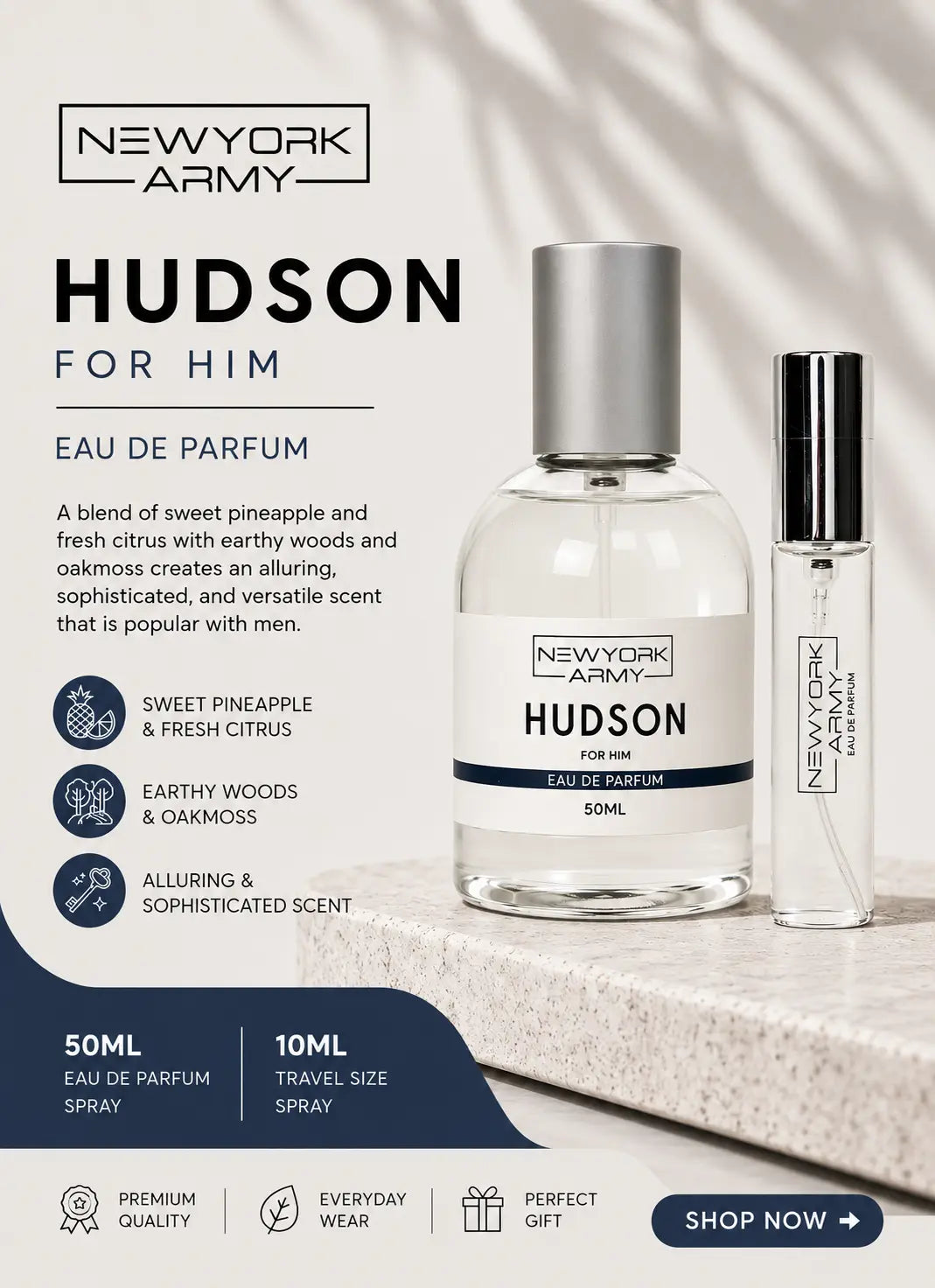 Newyork Army Hudson 50ml+10ml EDP Newyork Army