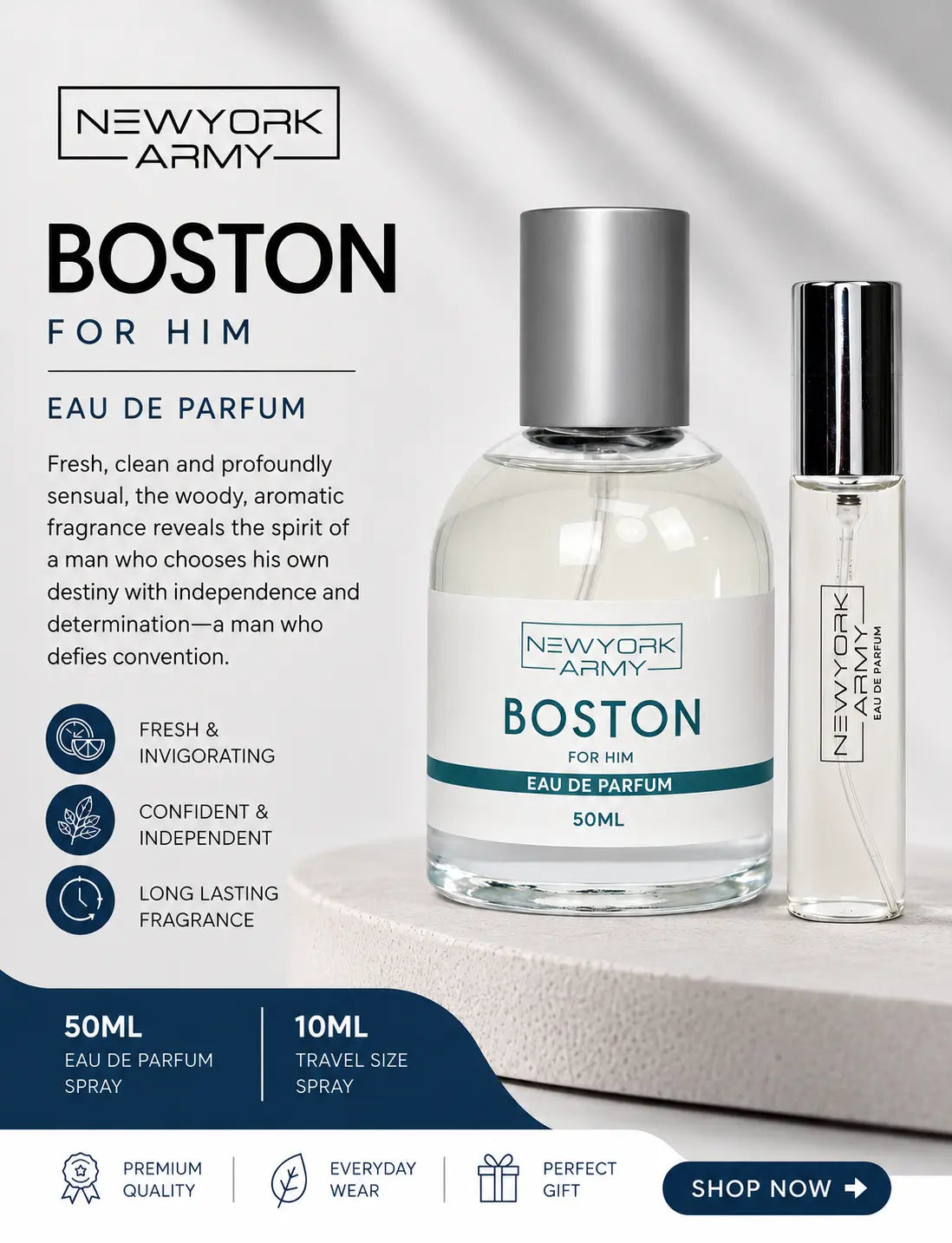 Newyork Army Boston 50ml+10ml EDP Newyork Army