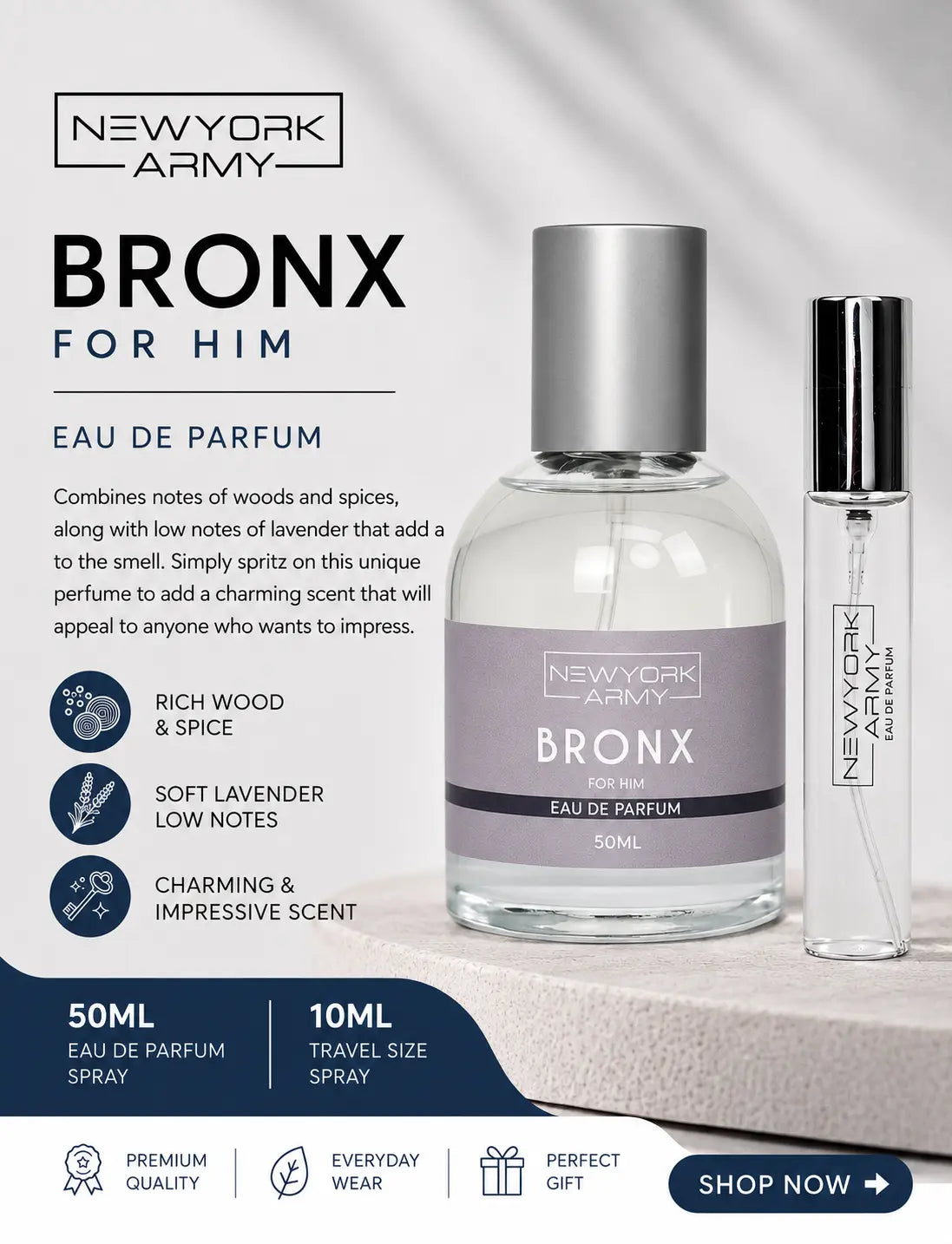 Newyork Army Bronx 50ml+10ml EDP Newyork Army