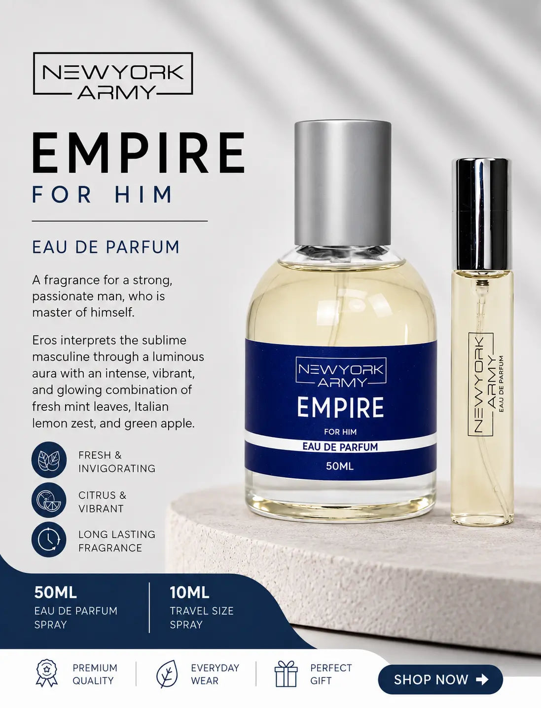 Newyork Army Empire 50ml+10ml EDP Newyork Army