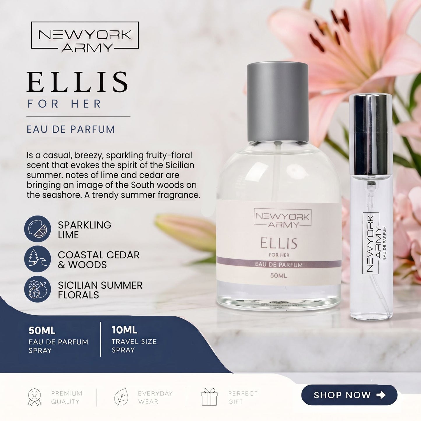 Newyork Army Ellis 50ml+10ml EDP Newyork Army