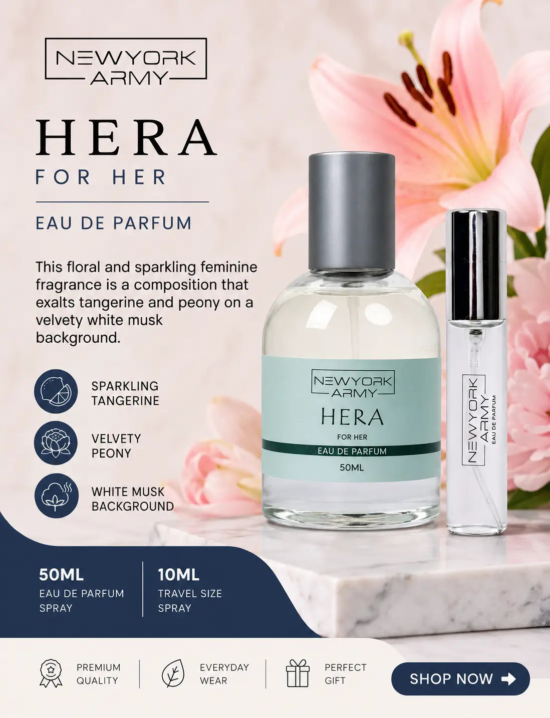 Newyork Army Hera 50ml+10ml EDP Newyork Army
