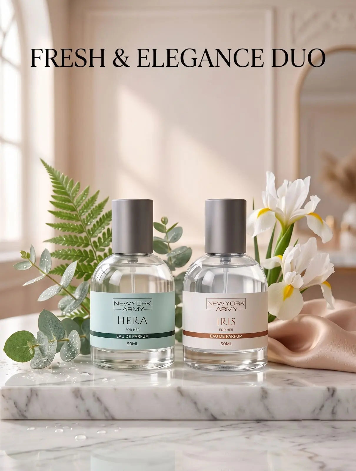 Fresh & Elegance Duo- Hera & Iris Newyork Army