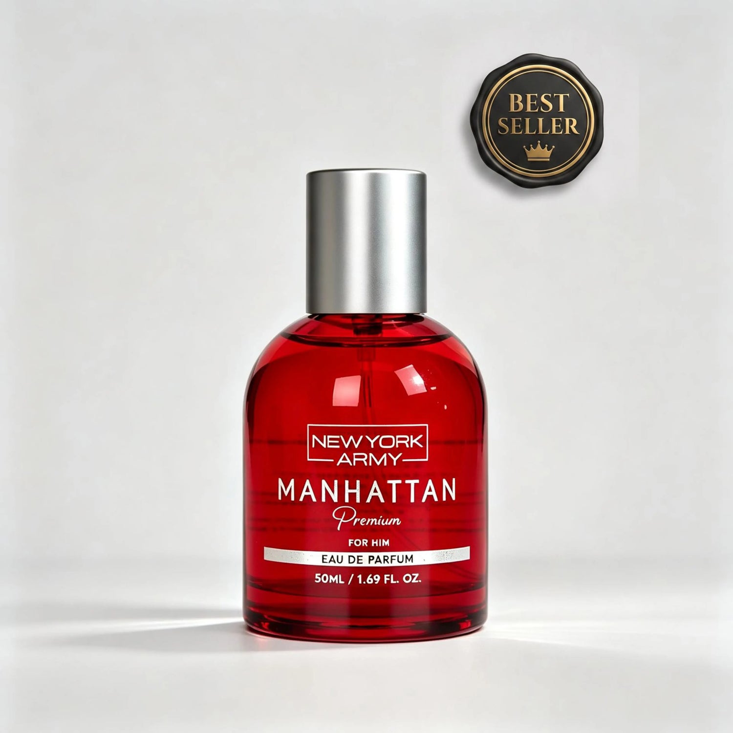 Manhattan Premium 50ML Perfume for Men (LACOSTE RED) Newyork Army