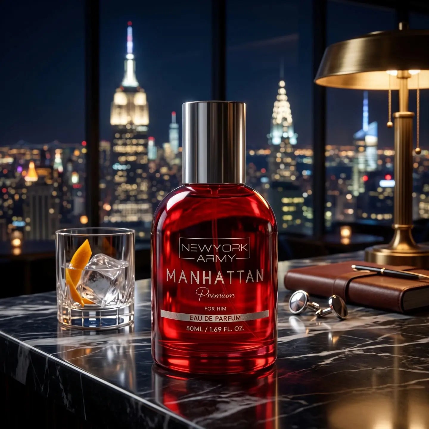 Manhattan Premium 50ML Perfume for Men (LACOSTE RED) Newyork Army