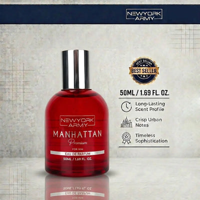 Manhattan Premium 50ML Perfume for Men (LACOSTE RED)
