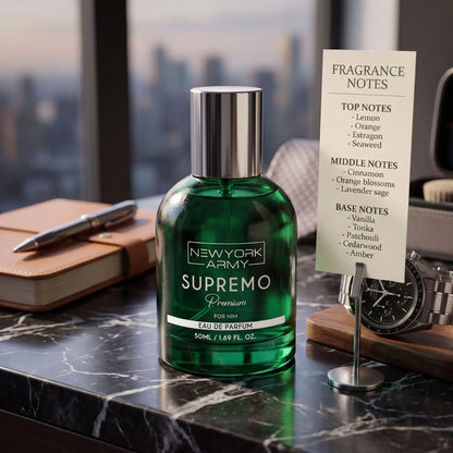 Supremo Premium 50ML Perfume for Men (ULTRAMALE) Newyork Army
