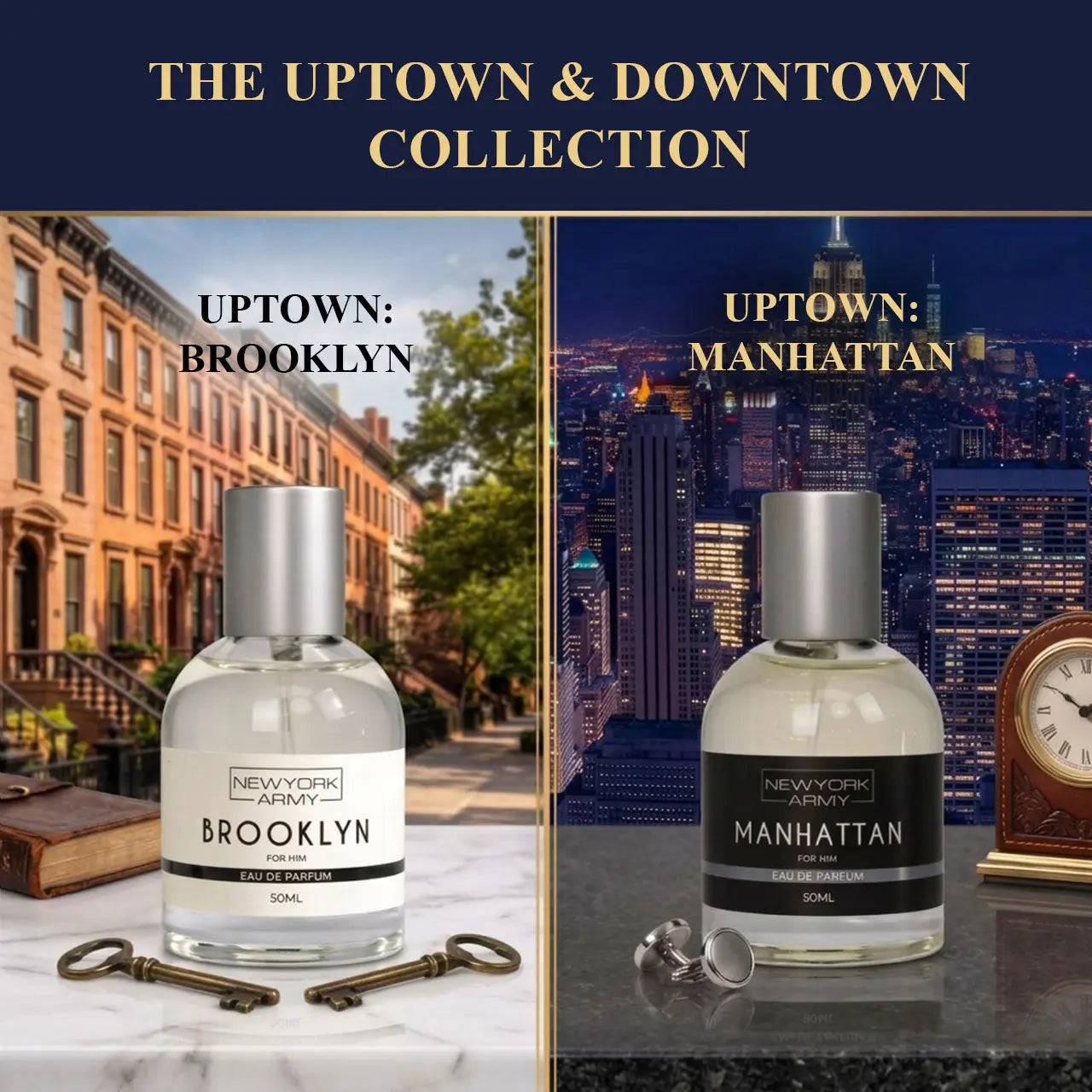 Uptown + Downtown - Brooklyn & Manhattan (Regular) Combo Newyork Army