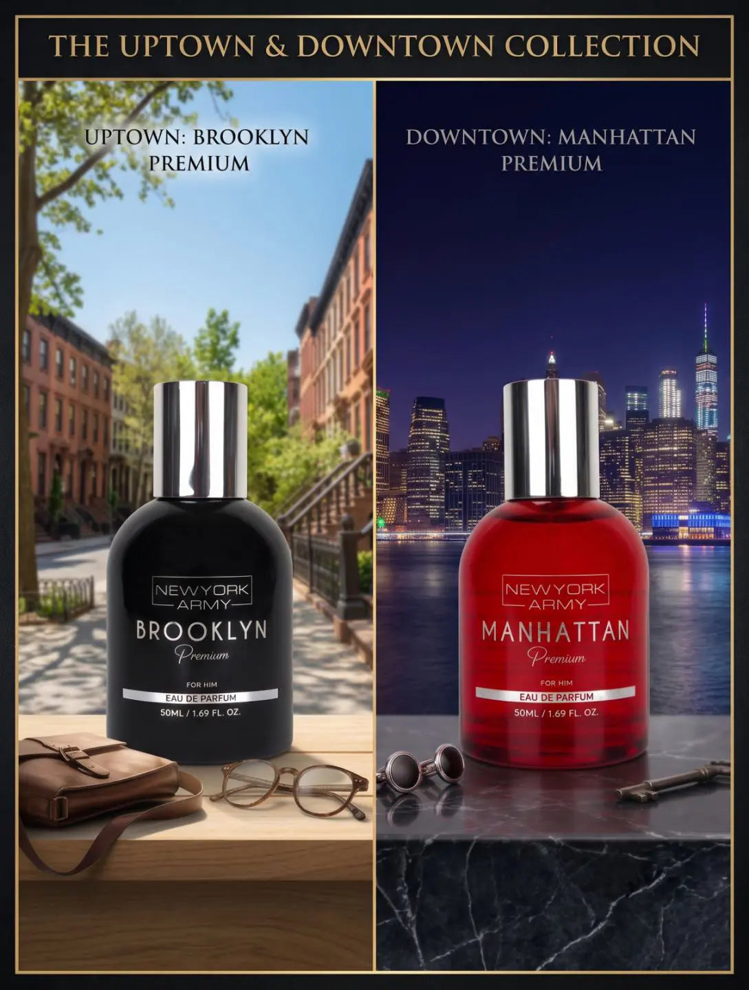 Uptown + Downtown Combo - Brooklyn & Manhattan Newyork Army