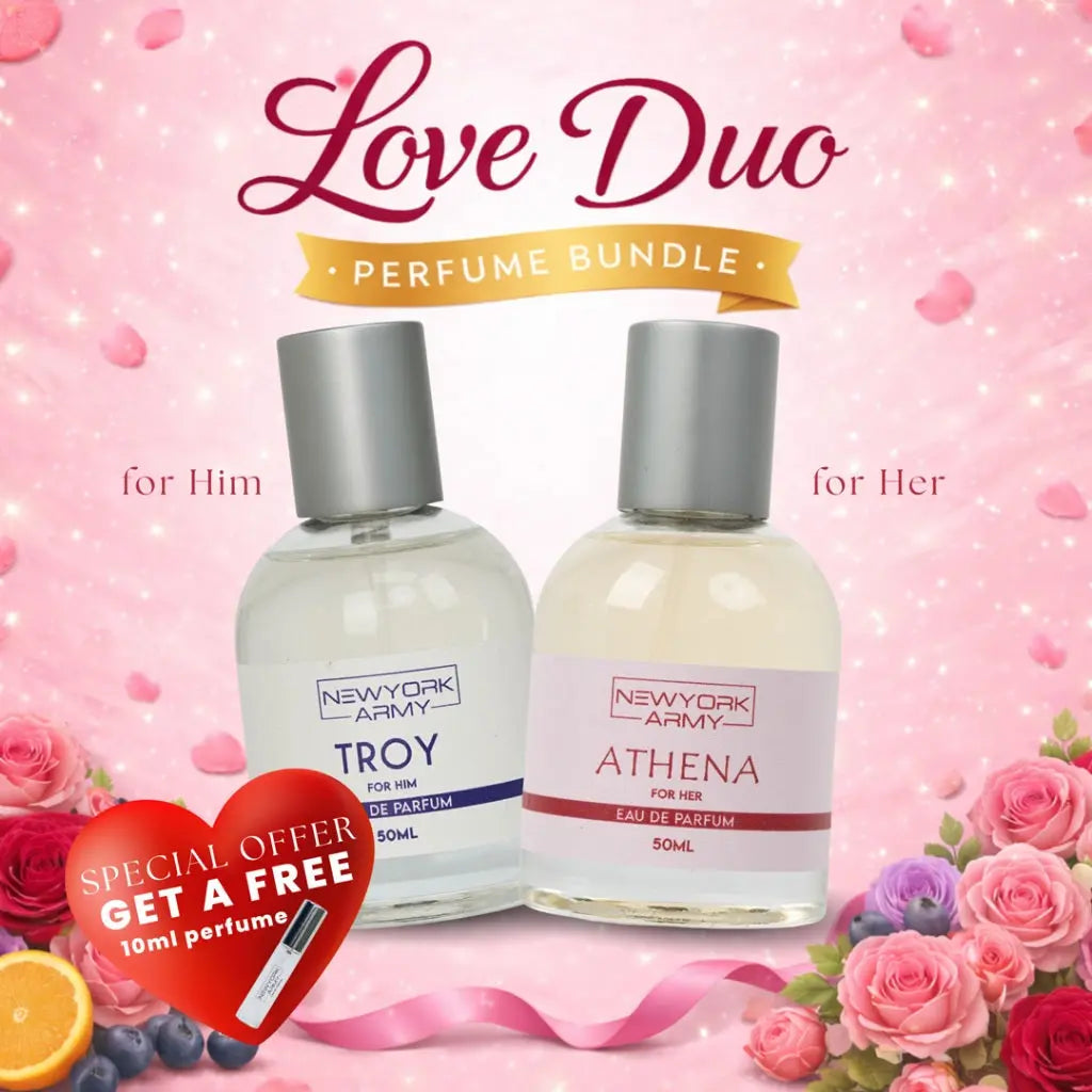 Newyork Army Valentine's  Bundle Perfume Set for Men and Women 50ML Newyork Army