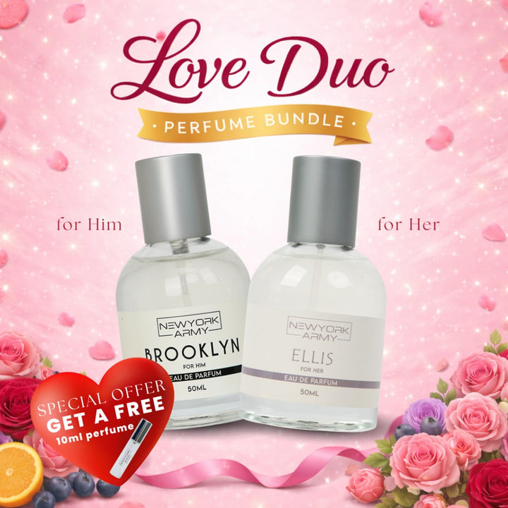 Newyork Army Valentine's  Bundle Perfume Set for Men and Women 50ML
