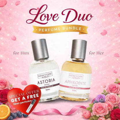 Newyork Army Valentine's  Bundle Perfume Set for Men and Women 50ML Newyork Army