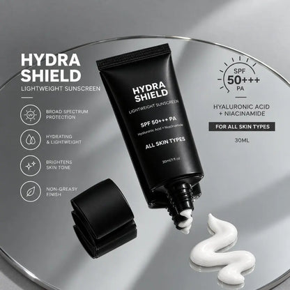 Newyork Army Hydra Shield Lightweight Sunscreen with Hyaluronic Acid + Niacinamide SPF50+++PA All Skin Types Newyork Army